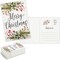 Pipilo Press 96 Pack Merry Christmas Postcards, 4x6 Notecards with Holly Berry Designs, Bulk Festive Xmas Greeting Note Cards to Make Personalized Holiday Business Mailing
